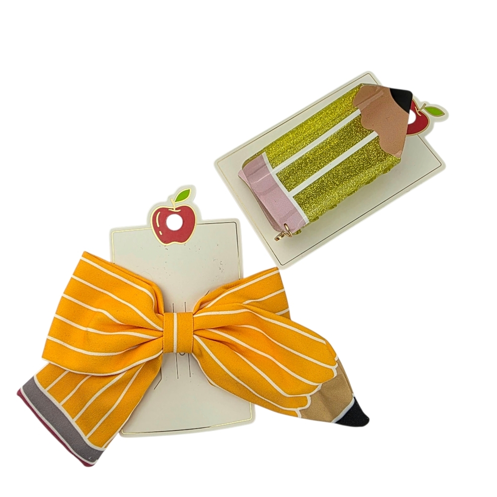Target Pencil Claw Clip and Pencil Bow Clip